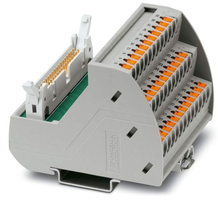 Phoenix Contact VARIOFACE Series Male Interface Module, IDC male pin strip Connector, DIN Rail, 1A