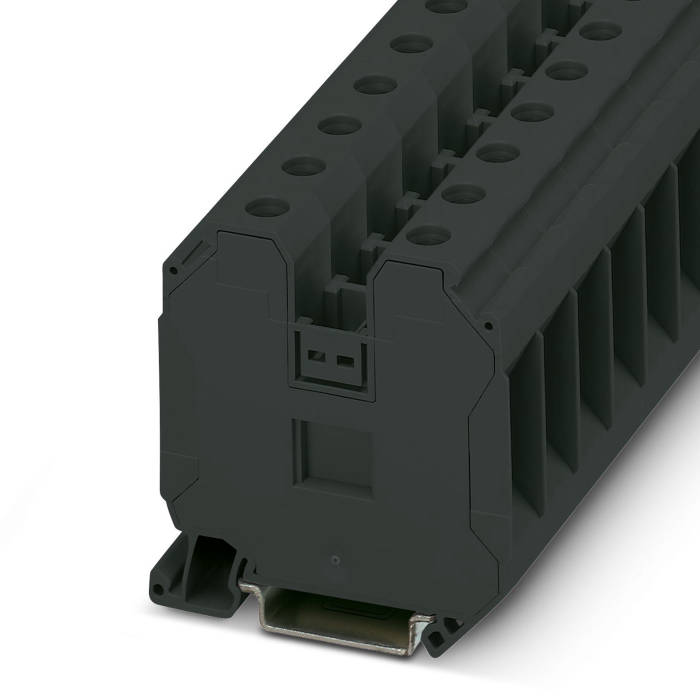 Phoenix Contact 3044226 UT 35 BK Series Black, 1.5 → 50mm², Single-Level, Screw Termination