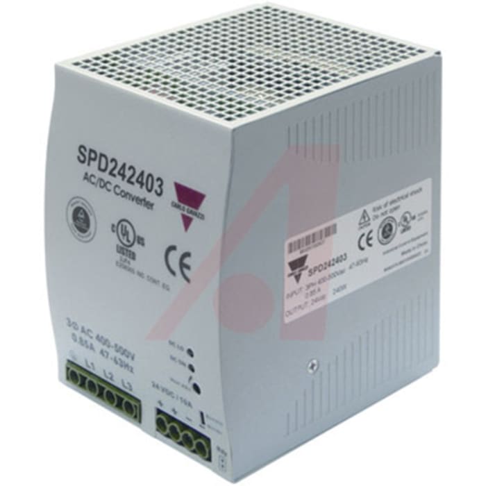 Carlo Gavazzi Switch Mode DIN Rail Power Supply, 340 → 575V ac ac, dc Input, 24V dc dc Output, 5A Output, 120W