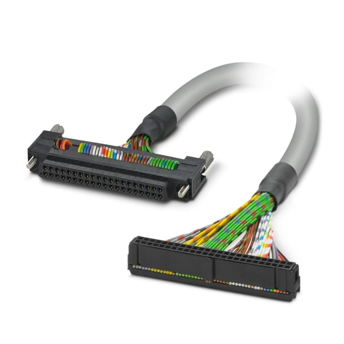 Phoenix Contact PLC Cable for Use with Honeywell MasterLogic 200, Mitsubishi Melsec L, Mitsubishi Melsec Q