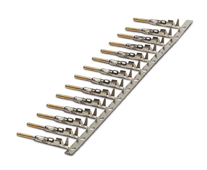 CK1.6-BR-0.50ST AG 10A Crimp Contact Minimum Wire Size 0.14mm² Maximum Wire Size 0.5mm² for use with HC-D to HC-R, VC-D