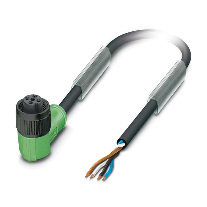 Phoenix Contact 4 way M12 to Female 4 way Unterminated Sensor Actuator Cable, 3 m