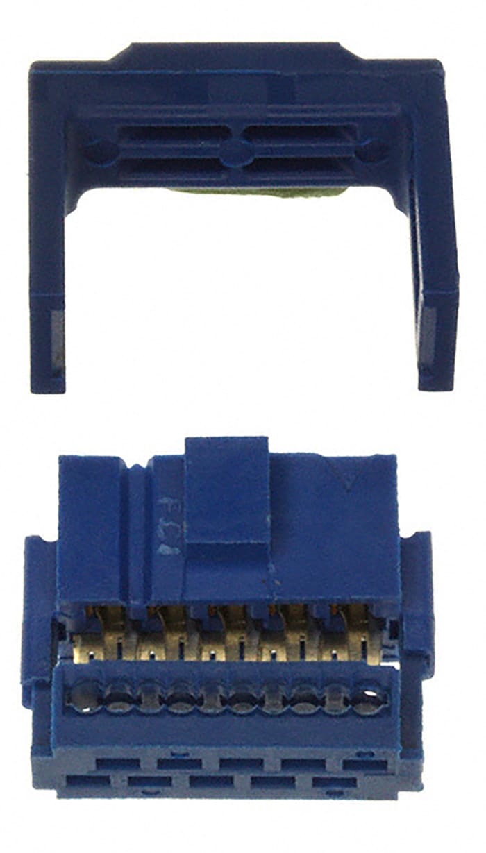 Amphenol FCI 10-Way IDC Connector Socket for Cable Mount, 2-Row