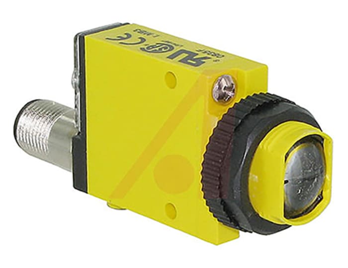 Banner Convergent Photoelectric Sensor, Block Sensor, 16 mm Detection Range