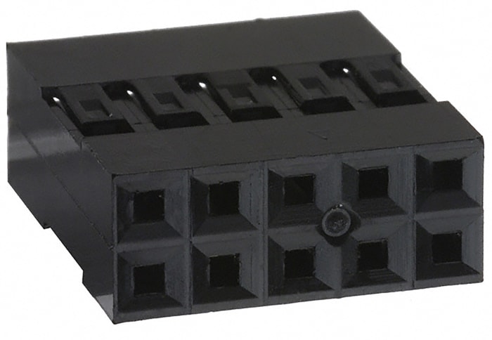 Amphenol FCI, Mini-PV Female PCB Connector Housing, 2.54mm Pitch, 10 Way, 2 Row