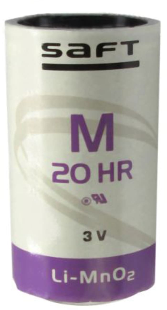 Pile D 3V Lithium Manganèse Dioxyde Saft, 11.5Ah