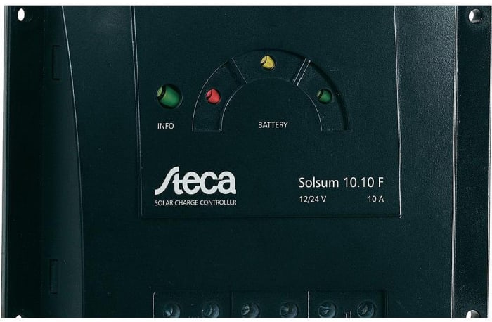 Régulateur solaire Steca, tension du panneau solaire 12 V, 24 V