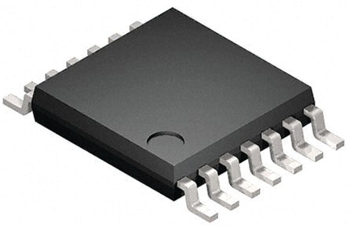 STMicroelectronics M74HC132YTTR, Quad 2-Input NAND Schmitt Trigger Logic Gate, 14-Pin TSSOP