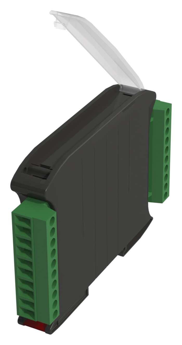 Italtronic Solid, Vented Enclosure Type Railbox Series , 101 x 17.5 x 79mm, ABS, Polycarbonate DIN Rail Enclosure