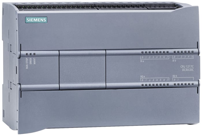 Siemens SIMATIC S7-1200 Series PLC CPU for Use with SIMATIC S7-1200 Series, 24 V Supply, Digital, Transistor Output, 14