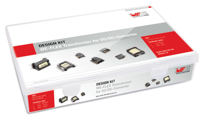 Wurth Elektronik WE-FLEX Flexible Transformer for DC/DC Converter Transformer Kit