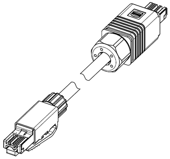 HARTING, 10m, Green, Terminated