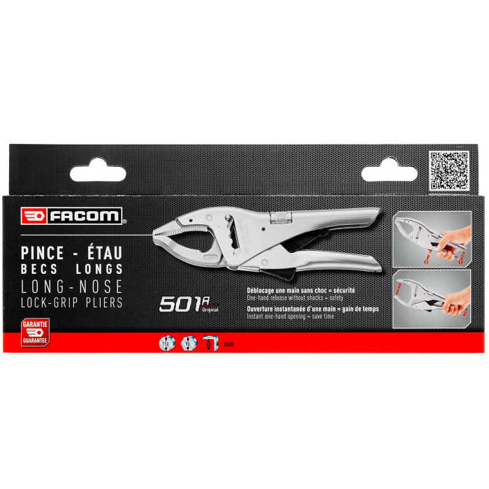 Pince-étau Facom 501APB, L. (hors tout) 250 mm, L. (mâchoire) 17mm, 1 pièce(s)