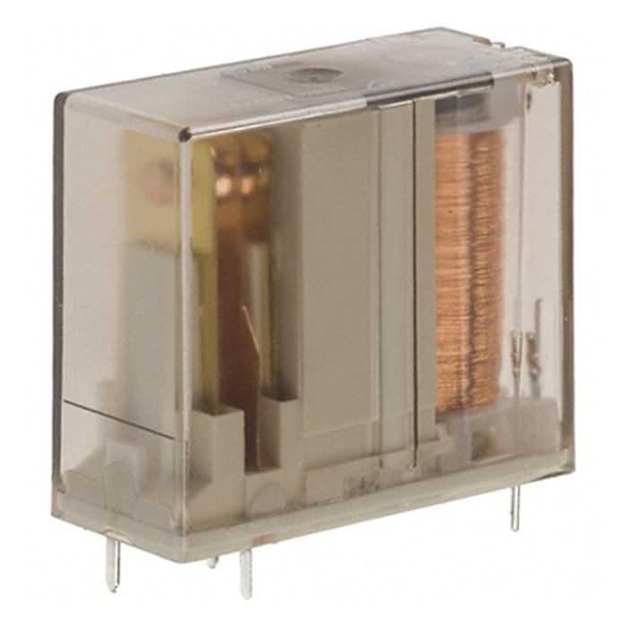 TE Connectivity PCB Mount Power Relay, 24V dc Coil, 16A Switching Current, SPDT