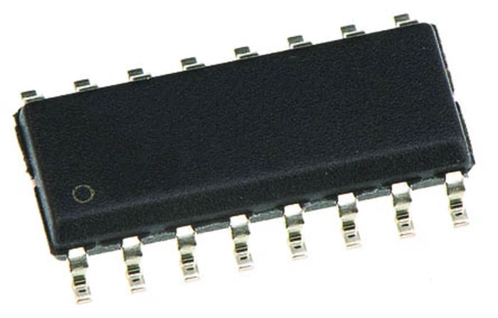 Nexperia 74HC365D,652 Hex-Channel Buffer & Line Driver, 3-State, Inverting, 16-Pin SOIC
