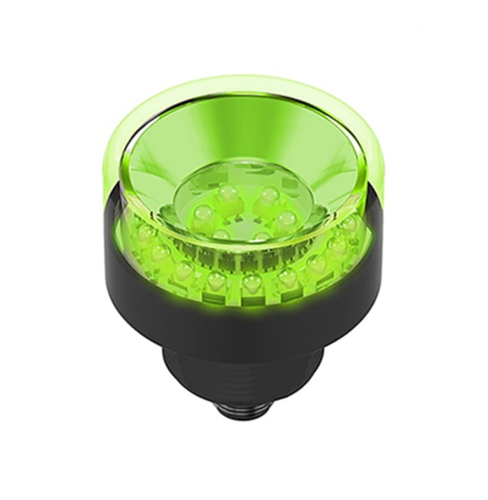 K50BCLS1XBXPQ Banner | Banner K50BCL Series Blue Strobe Beacon 30V dc ...