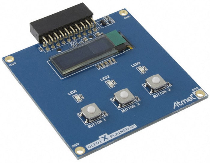 Microchip ATOLED1-XPRO, Xplained Pro OLED Display Expansion Kit for Xplained Pro