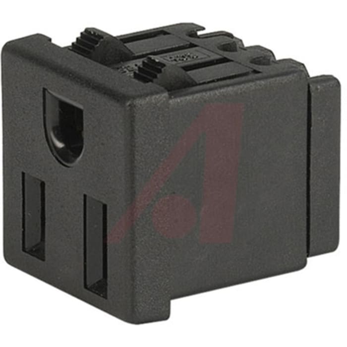 Schurter Snap-In IEC Connector Socket, 15A, 125 V