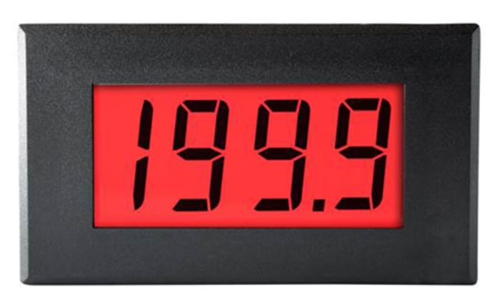 Lascar DPM 942-FPSI Digital Ammeter 20 mA, 40 mm x 72 mm, 0.05 %