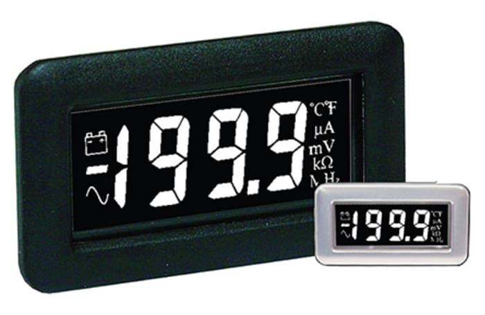 Lascar SP 400-EB Series Digital Voltmeter DC, LCD Display 37259-Digits ±0.1 %