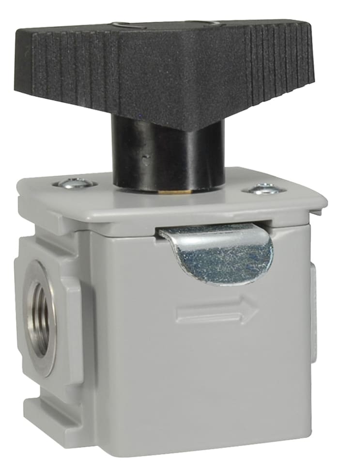 Parker Handle Pneumatic Relay Pneumatic Manual Control Valve P32 Series, BSPP 1/2, 1/2in, III B