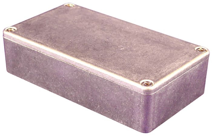 Hammond 1550 Series Natural Die Cast Aluminium Enclosure, IP54, Natural Lid, 250 x 250 x 101mm