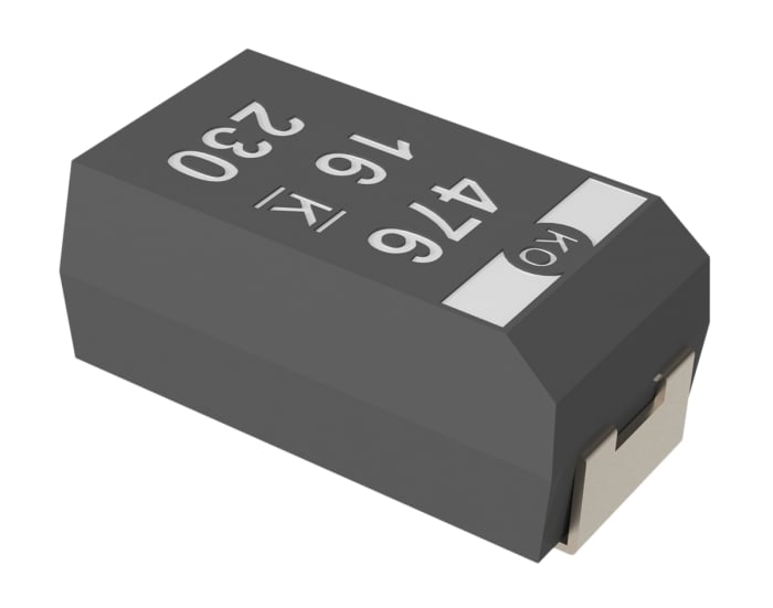 KEMET 220μF Surface Mount Polymer Capacitor, 4V dc