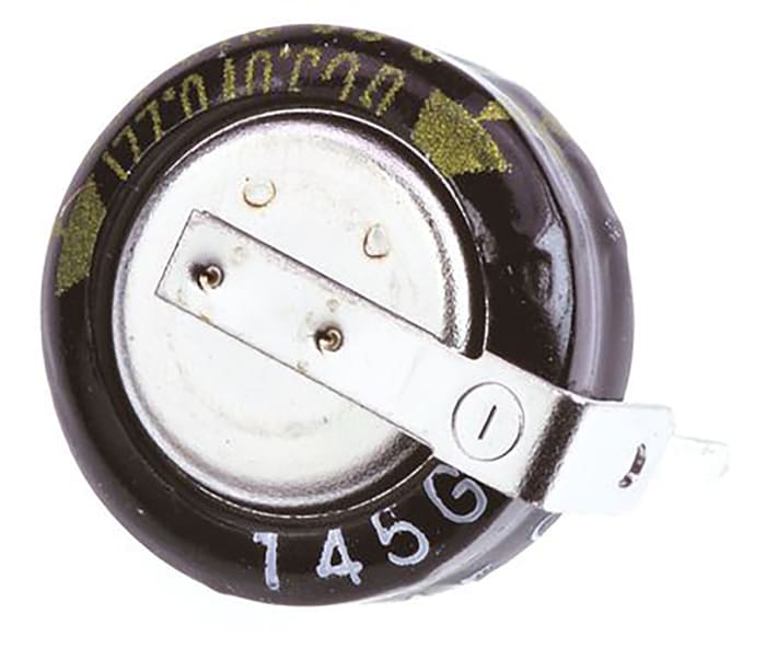 Panasonic 1.5F Supercapacitor -20 → +80% Tolerance, RG 3.6V dc, Through Hole
