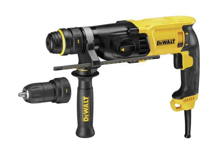 Příklepová vrtačka SDS-Plus Combi 0 → 1150rpm 240V 395W 2.8kg Typ C - evropská zástrčka Dewalt