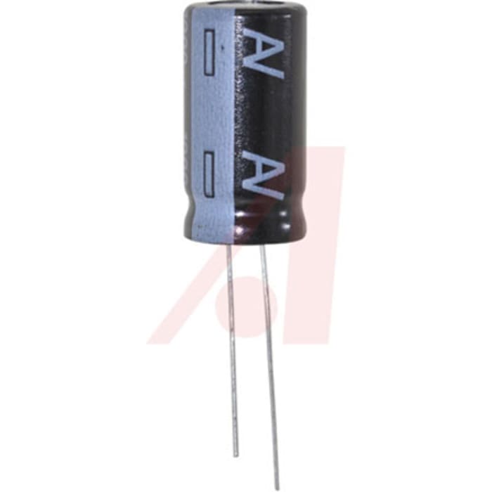 Condensador electrolítico Kemet serie ESY, 1000μF, ±20%, 35V dc, mont. pasante, 13 x 25mm, paso 5mm