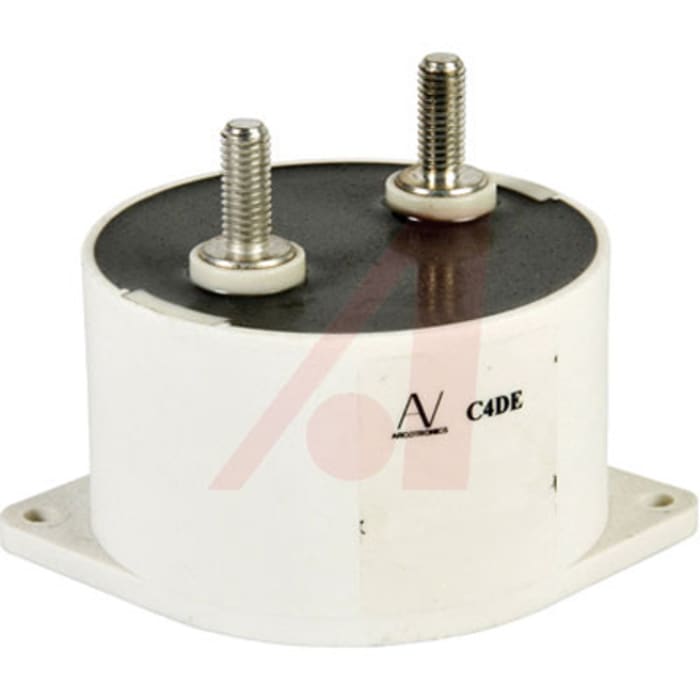 KEMET C4DE Metallised Polypropylene Film Capacitor, 600V dc, ±10%, 220μF, Screw Mount