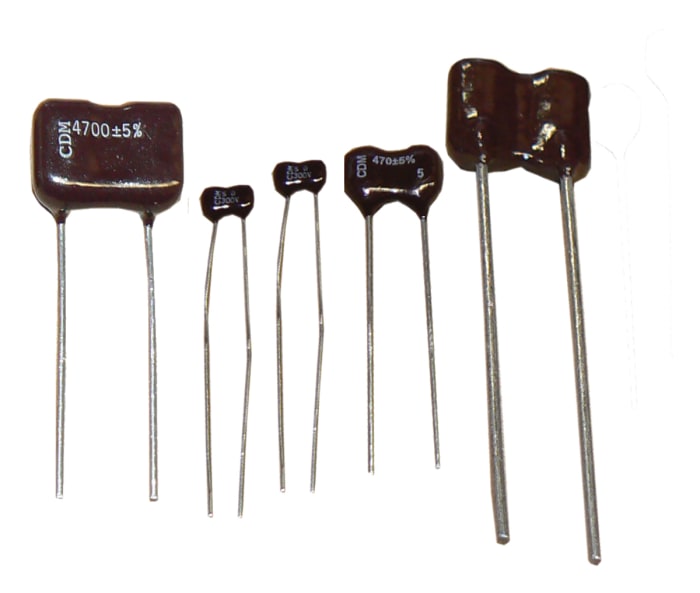 Cornell-Dubilier 150pF Mica Capacitor 500V dc ±1% Tolerance, CD15