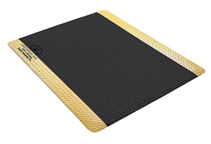 MAT &amp; CORD,BLACK VINYL, 0.45INX36INX60IN