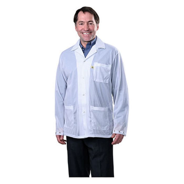 Labcoat,Snaps,White,Medium