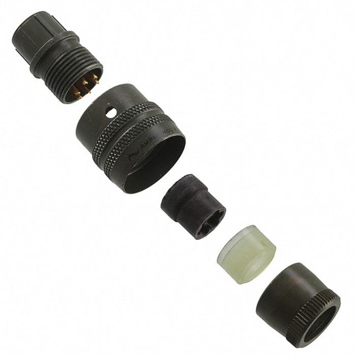 Amphenol Industrial, PT, Copper Alloy 19 Way Panel Mount MIL Spec Circular Connector ReceptacleGreen, Pin