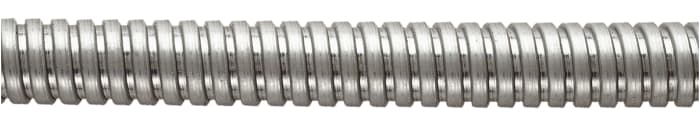 Flexicon Flexible Conduit, 20mm Nominal Diameter, Galvanised Steel, Natural