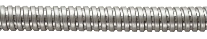 Elektroinstalační trubka ohebná ohebná Přírodní 20mm Pozinkovaná ocel, IP40 50m ID 16.9mm min. R ohybu 45 mm, vnější