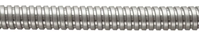 Flexicon Flexible Conduit, 25mm Nominal Diameter, Galvanised Steel, Natural