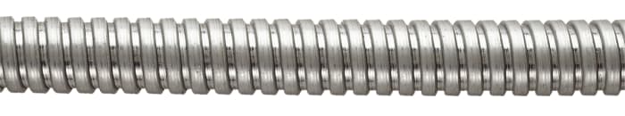 Flexicon Flexible Conduit, 32mm Nominal Diameter, Galvanised Steel, Natural