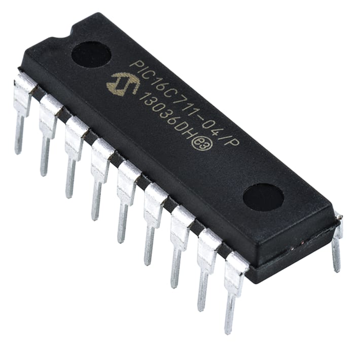 Microchip, 8bit PIC, PIC16C Microcontroller, 4MHz, 1K EPROM, 18-Pin PDIP