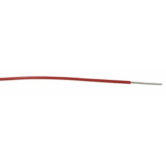 Zapojovací vodič plocha průřezu 0,13mm², prameny vodičů: 7/0,16 mm pramen vodičů, Červená, 600 V 100m 26 AWG RS PRO