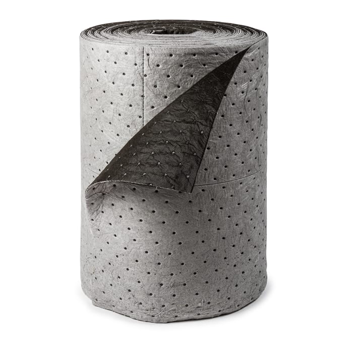 Rouleau Absorbant Entretien RS PRO, 1 par paquet , capacité d'absorption: 100L, RS PRO.