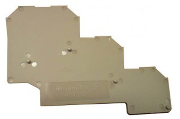 Weidmuller SAK Series End Cover for Use with SAK Series DIN Rail Terminal