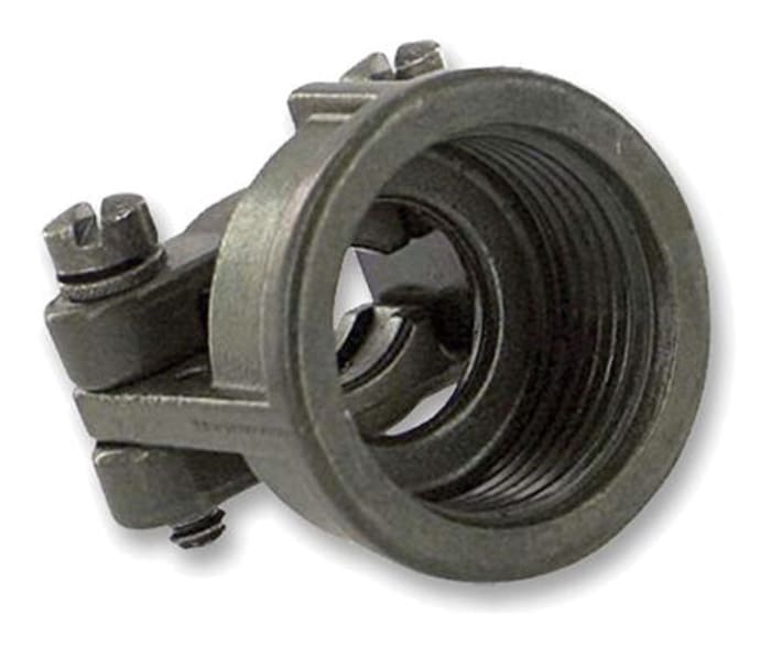 Amphenol Industrial, 97Size 20, 22 Straight Cable Clamp, For Use With Jacketed Cable, Wires Protected by Tubing