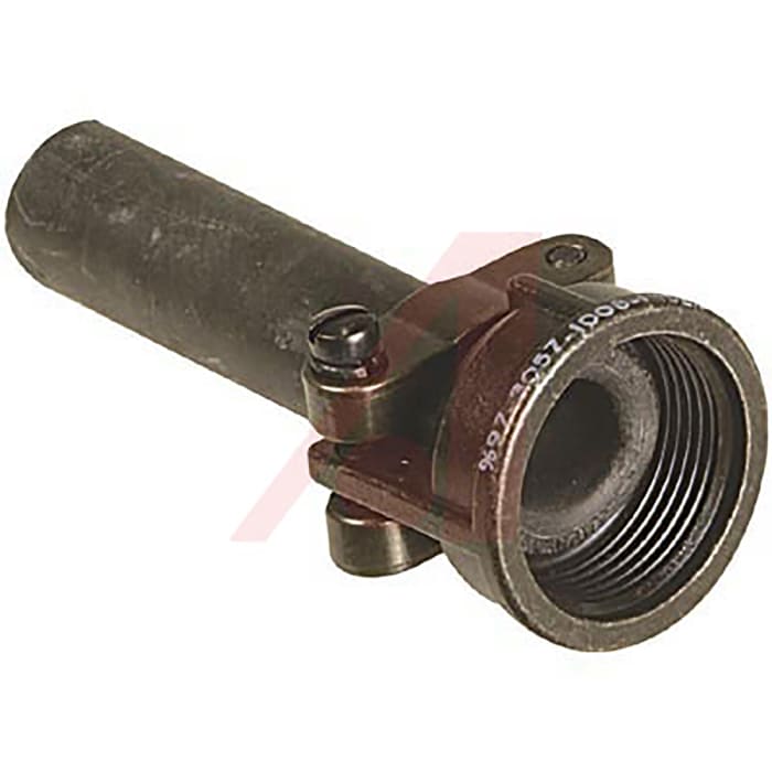 Amphenol Industrial, 97Size 16, 16S Straight Cable Clamp, For Use With Jacketed Cable, Wires Protected by Tubing