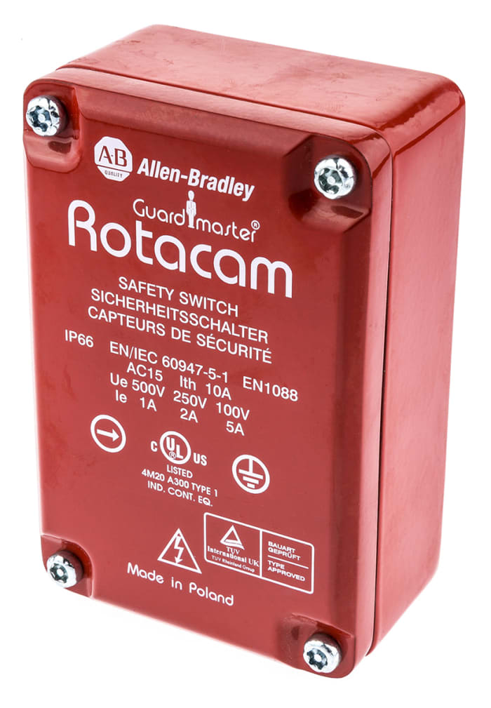 Závěsový spínač, řada: 440H 2NC (bezpečnostní), NO (pomocný), rozsah: Rotacam