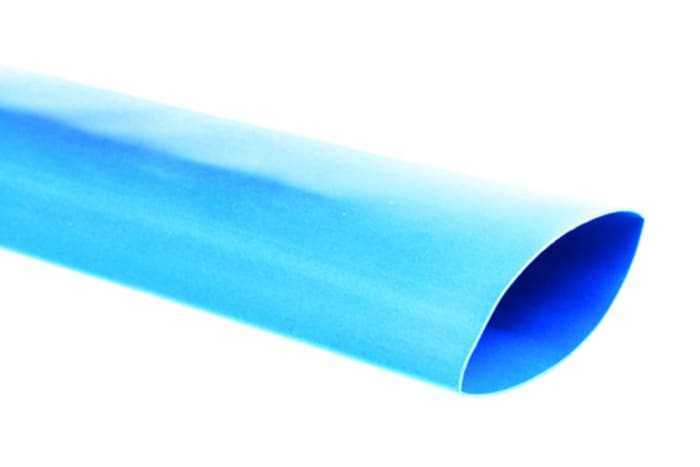 TE Connectivity Halogen Free Heat Shrink Tubing, Blue 12.7mm Sleeve Dia. x 91m Length 2:1 Ratio, CGPT Series