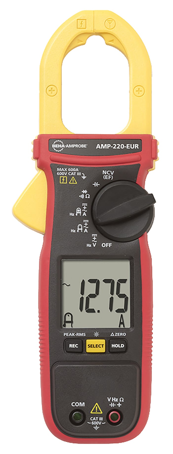 Pince multimètre AMP 220 Beha-Amprobe, 600A c.c., 600A c.a.