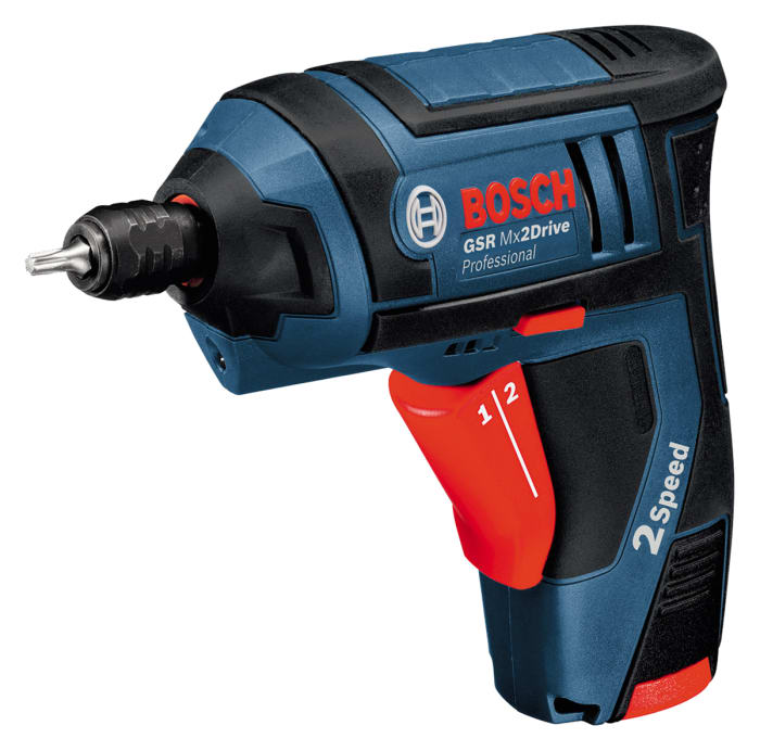 Atornillador eléctrico Bosch MX2DRIVE de 3.6V, 1.3Ah,  con conector inglés