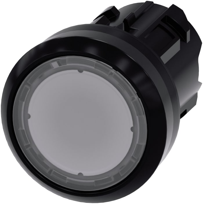 Siemens SIRIUS ACT 3SU10 Series Clear Momentary Push Button Head, 22mm Cutout, IP66, IP67, IP69K